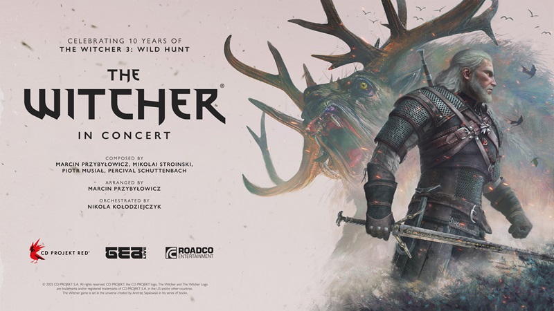 Perayaan 10 Tahun The Witcher 3: Wild Hunt dengan Tur Konser Global