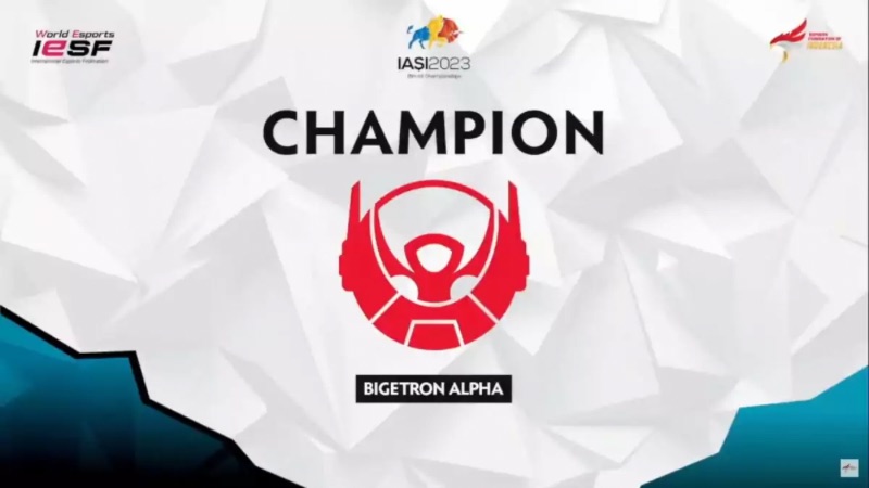 Bigetron Alpha jadi Wakil Indonesia ke IESF 2023
