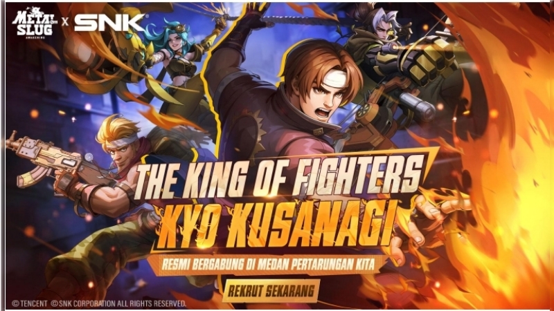 Metal Slug: Awakening Kolaborasi dengan King of Fighters Hadirkan Kyo Kusanagi!