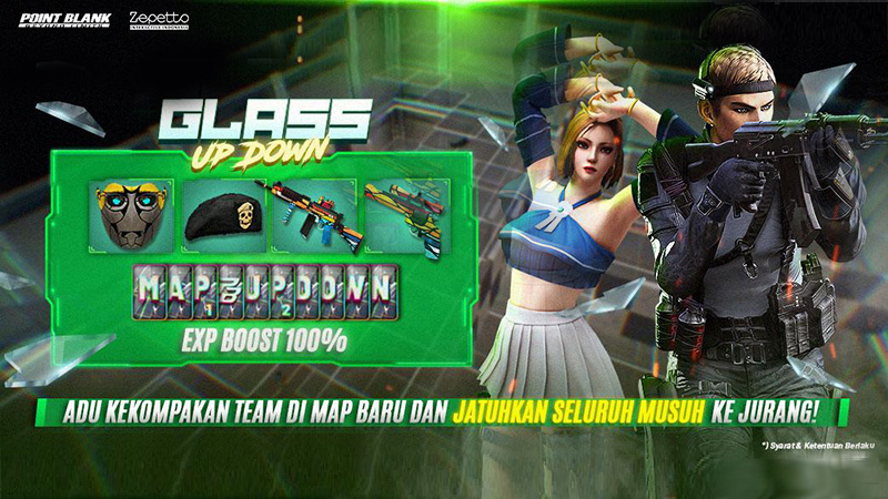 Map PB “Updown” Resmi Rilis, Glass Mode Kini Lebih Menantang!