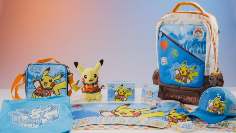 Pokémon World Championships 2025 Pamer Merchandise Eksklusif Bertema California
