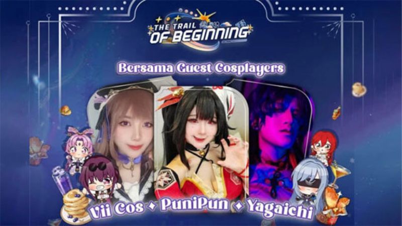 Makan Consumables Enak Bareng Cosplayer di Kafe Tematik Honkai Star Rail