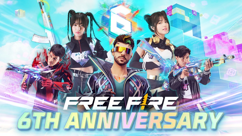 Vonzy & Sheryl Turut Ramaikan Puncak Acara Free Fire 6th Anniversary