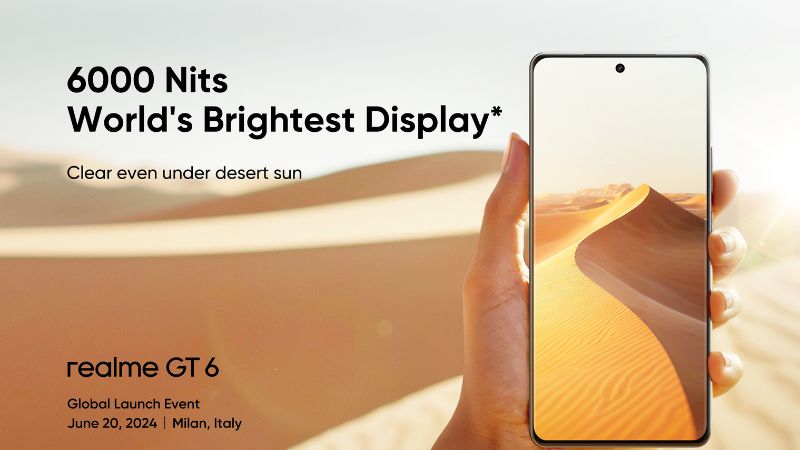 realme GT 6 Usung Layar 6000 Nits Pertama, New Flagship Killer Segera Hadir