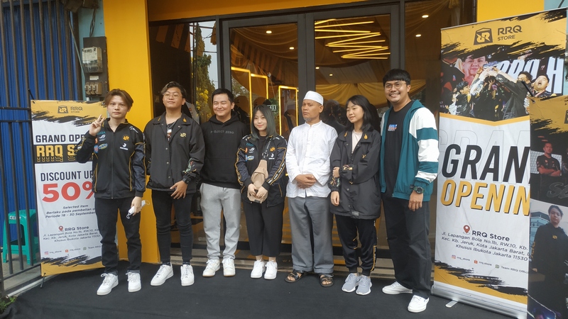 RRQ Store Resmi Dibuka, Tempat Kingdom dan RRQ Semakin Menyatu