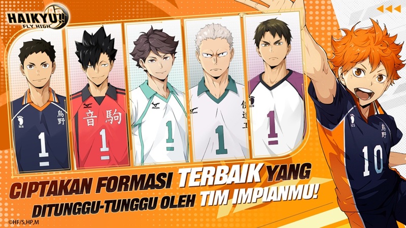 HAIKYU!! FLY HIGH: Rekomendasi Tier Karakter Terkuat di Mobile Game Voli Terbaru