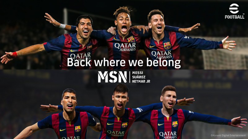 eFootball™ Hadirkan Kembali Trio Legendaris Barcelona Ke Lapangan!