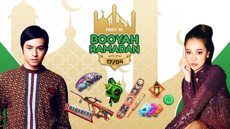 Booyah Ramadan, Main Free Fire Ditemani Anya Geraldine & Angga