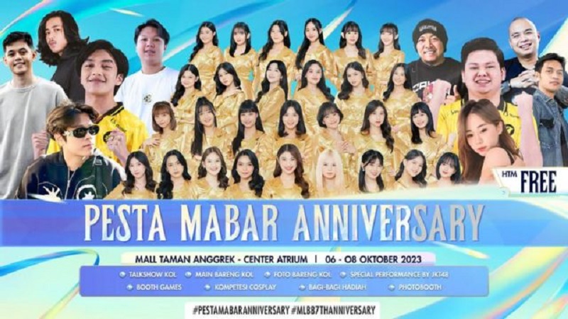Ulang Tahun ke-7,  Moonton Hadirkan Event “PESTA MABAR ANNIVERSARY”