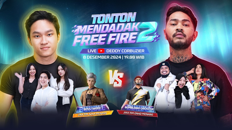 Sederet Artis Ternama Ramaikan Mendadak Free Fire 2