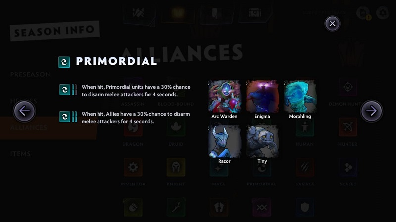 Dota Underlords: Primordial Jadi Primadona Patch Mid-Season