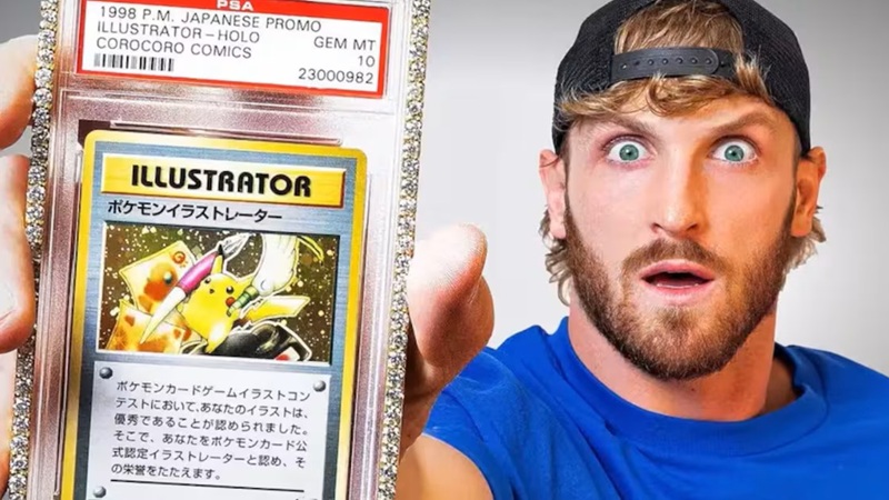 Logan Paul Pecahkan Rekor Dunia, Jual Kartu Pokémon Seharga Rp 278 Miliar!