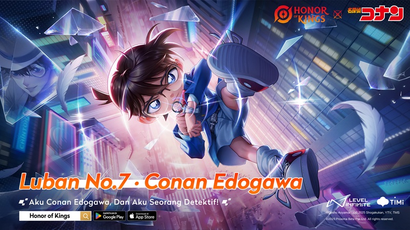Honor of Kings x Detective Conan: Kolaborasi Misteri yang Mengguncang Medan Pertempuran