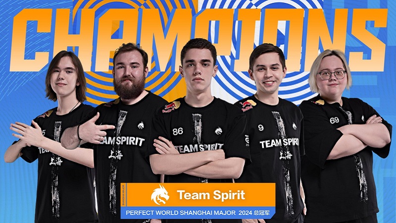 Team Spirit Menangkan Perfect World Shanghai Major Usai Kalahkan FaZe 2-1