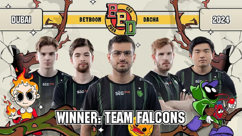 Team Falcons Raih Gelar Juara BetBoom Dacha 2024