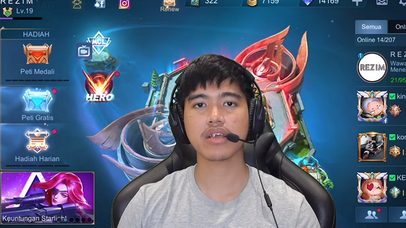 Momen Kaesang Streaming MLBB, Kena Comeback Pakai Cecilion!