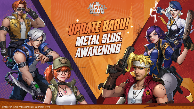 Update Baru Metal Slug: Awakening, Tantangan Uji Tanpa Batas & Upgrade Senjata Awakening!