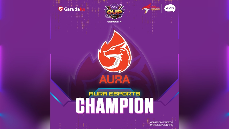 Aura Esport Juara AXIS Cup MLBB Season 4