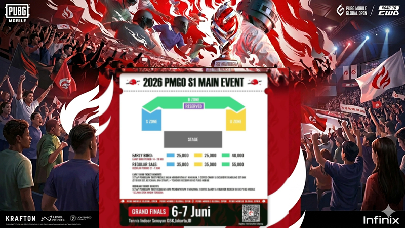 Tiket Main Event 2026 PMGO S1 Resmi Dijual, Ini Harga dan Cara Belinya!