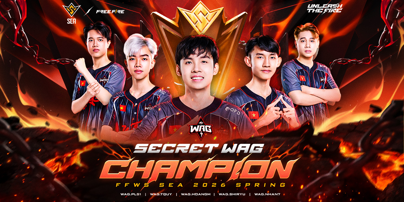 Dapat Buff Tuan Rumah, Secret WAG Juara FFWS SEA 2026 Spring