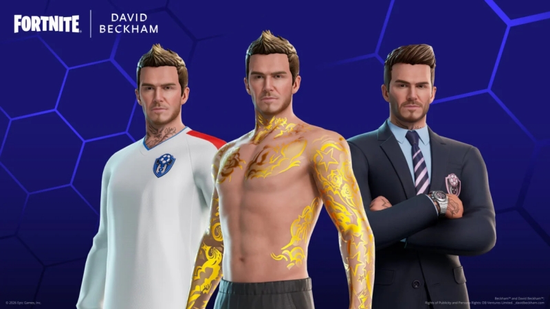 David Beckham Resmi Hadir di Fortnite, Ikon Sepak Bola Kini Bisa Dimainkan
