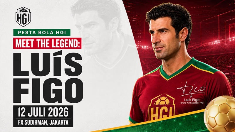 Meriahkan Piala Dunia 2026, Higgs Games Island Hadirkan Luis Figo di 
