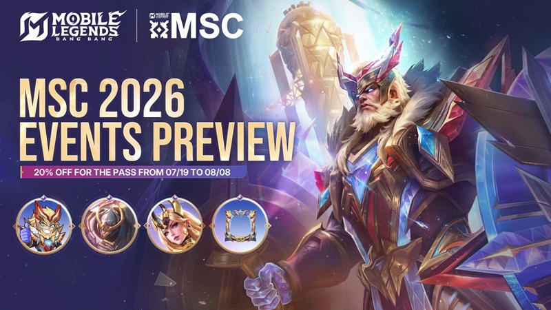 MSC Pass MLBB 2026 Resmi Hadir, Skin Eksklusif Baxia dan Beragam Hadiah Menarik Menanti Pemain