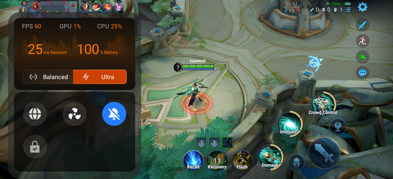 Test game Honor of Kings dengan realme P4 Lite