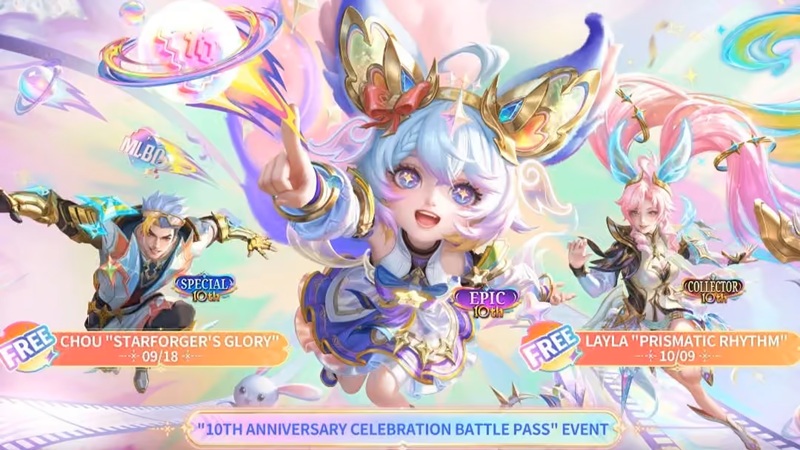 Anniversary ke-10 Mobile Legends Dimulai 4 September 2026, Ada Apa Aja?