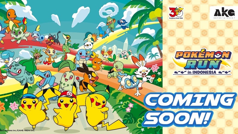 Pokémon RUN 30 Indonesia Siap Digelar, Rayakan 30 Tahun Pokémon Lewat Fun Run Bertema Dunia Pokémon
