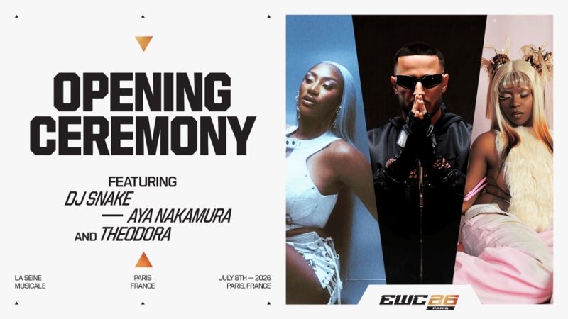 Aya Nakamura, DJ Snake, dan Theodora Meriahkan Pembukaan Esports World Cup 2026 di Paris