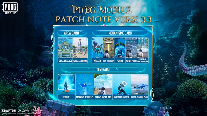 Fitur PUBG MOBILE Ocean Palace