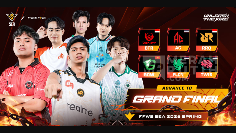 Bigetron by Vitality dan RRQ Kazu Lolos ke Grand Finals FFWS SEA 2026 Spring