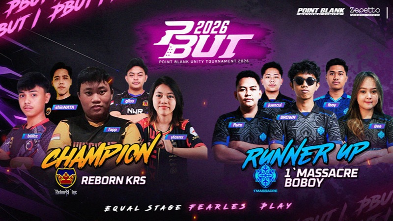 REBORN KRS Juara PBUT 2026, 1'MASSACRE BOBOY Ikut Lolos ke PBSB Season 1