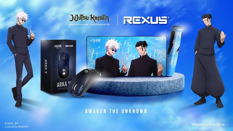 Rexus x Jujutsu Kaisen Resmi Hadir di AFA ID 2026, Bawa Koleksi Gaming Gear Edisi Terbatas